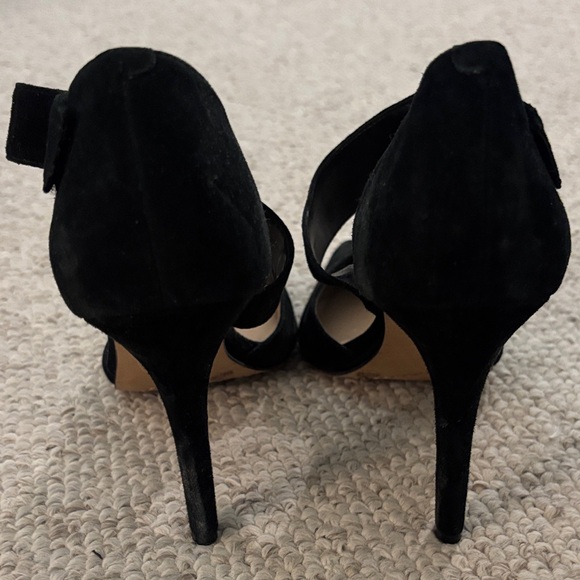 Vince Camuto Black Suede Heels - Picture 5 of 6